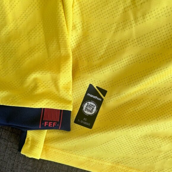 Marathon Authentic Ecuador Copa America 2024 Moises Caicedo Jersey Men’s Sz L - Picture 4 of 6